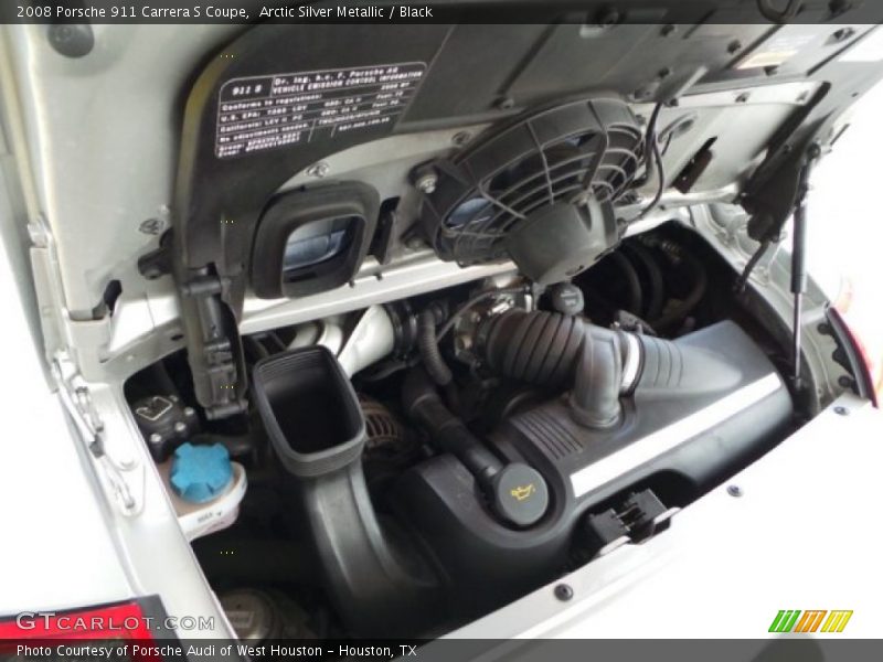 Arctic Silver Metallic / Black 2008 Porsche 911 Carrera S Coupe
