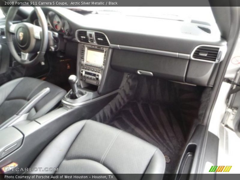 Arctic Silver Metallic / Black 2008 Porsche 911 Carrera S Coupe