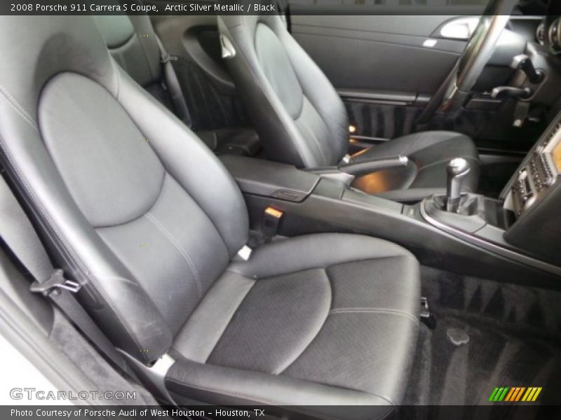 Arctic Silver Metallic / Black 2008 Porsche 911 Carrera S Coupe