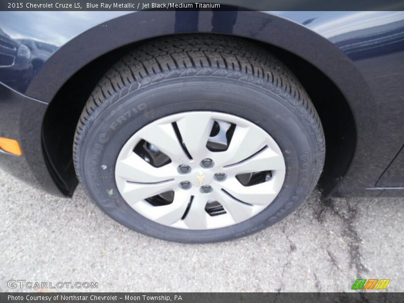 Blue Ray Metallic / Jet Black/Medium Titanium 2015 Chevrolet Cruze LS