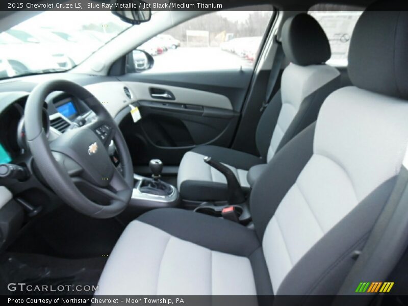 Blue Ray Metallic / Jet Black/Medium Titanium 2015 Chevrolet Cruze LS