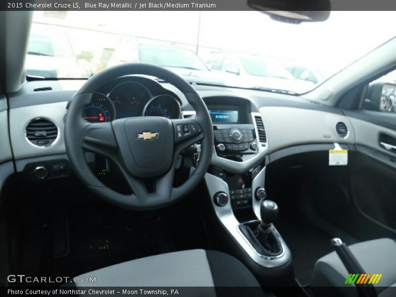 Blue Ray Metallic / Jet Black/Medium Titanium 2015 Chevrolet Cruze LS