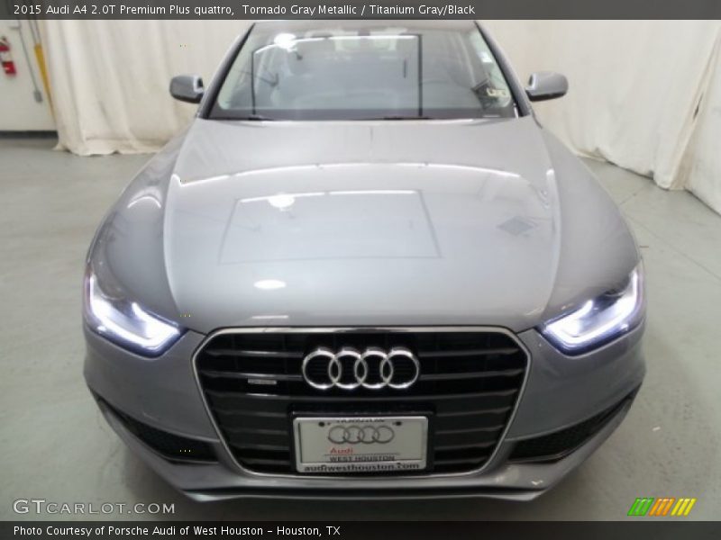 Tornado Gray Metallic / Titanium Gray/Black 2015 Audi A4 2.0T Premium Plus quattro