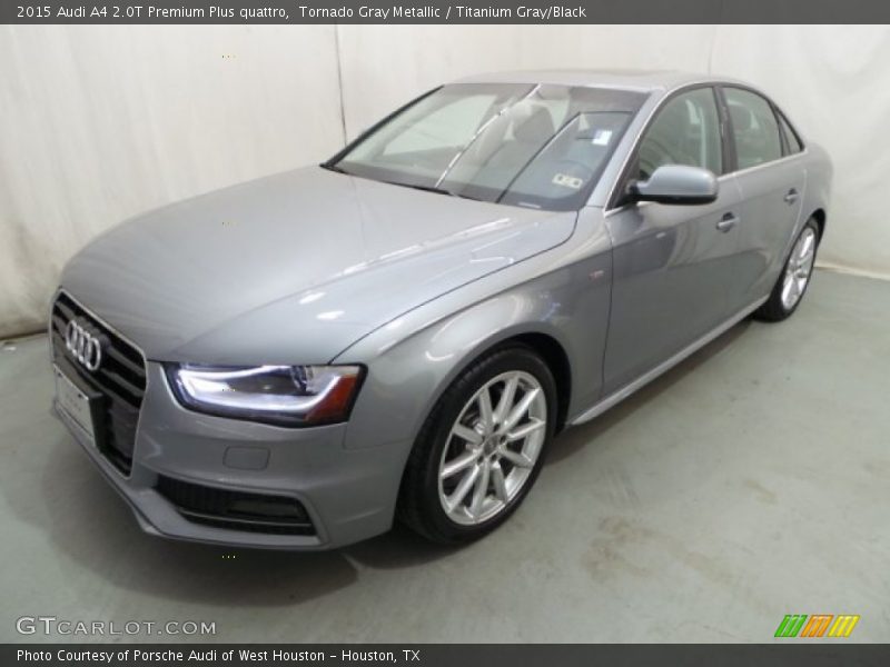 Tornado Gray Metallic / Titanium Gray/Black 2015 Audi A4 2.0T Premium Plus quattro