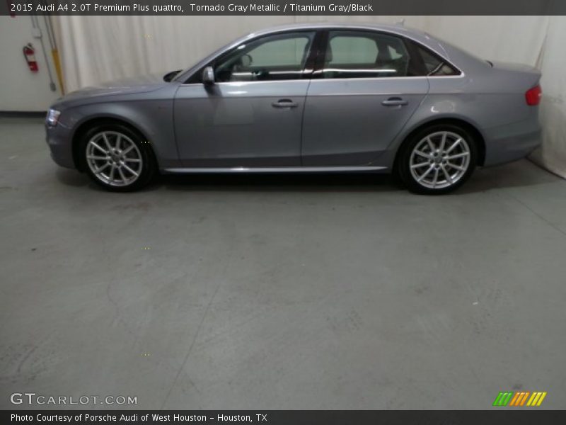 Tornado Gray Metallic / Titanium Gray/Black 2015 Audi A4 2.0T Premium Plus quattro