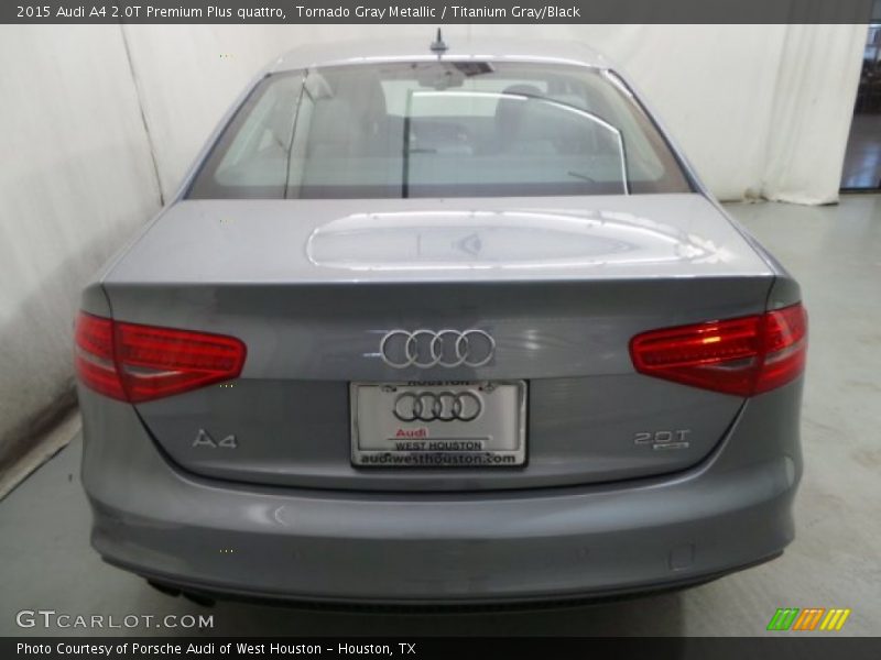 Tornado Gray Metallic / Titanium Gray/Black 2015 Audi A4 2.0T Premium Plus quattro