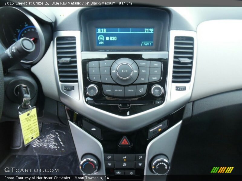 Blue Ray Metallic / Jet Black/Medium Titanium 2015 Chevrolet Cruze LS