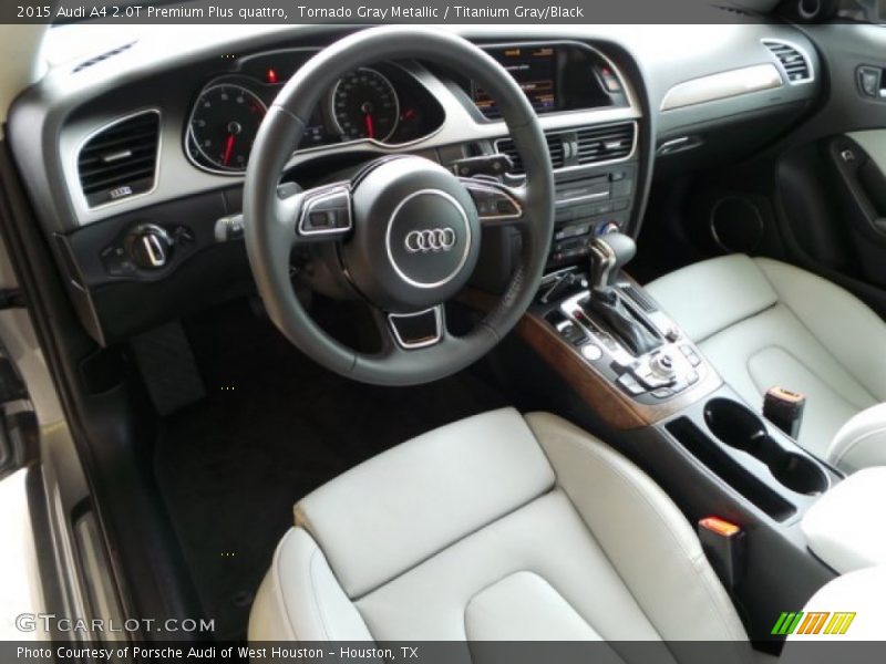 Tornado Gray Metallic / Titanium Gray/Black 2015 Audi A4 2.0T Premium Plus quattro