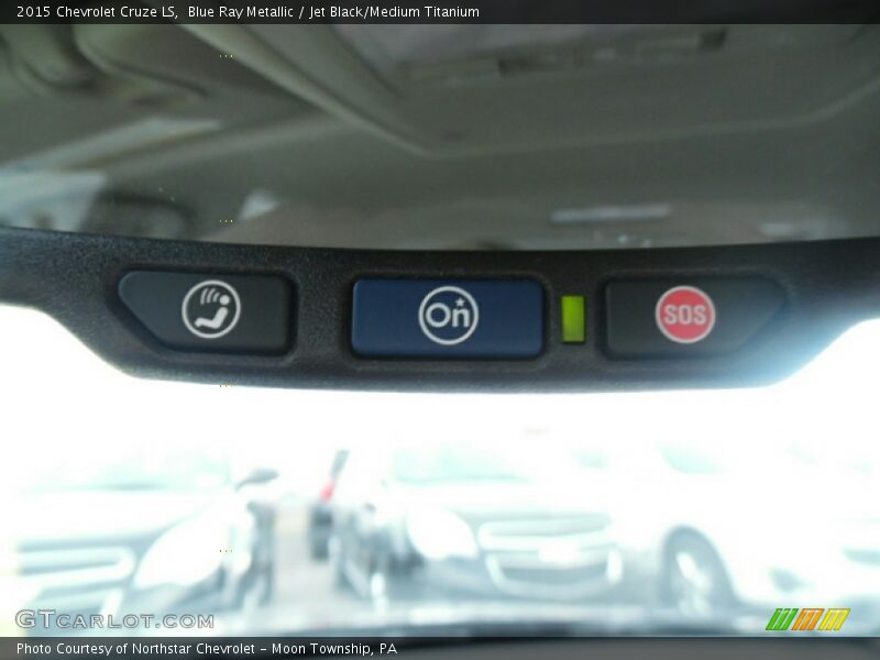 Blue Ray Metallic / Jet Black/Medium Titanium 2015 Chevrolet Cruze LS