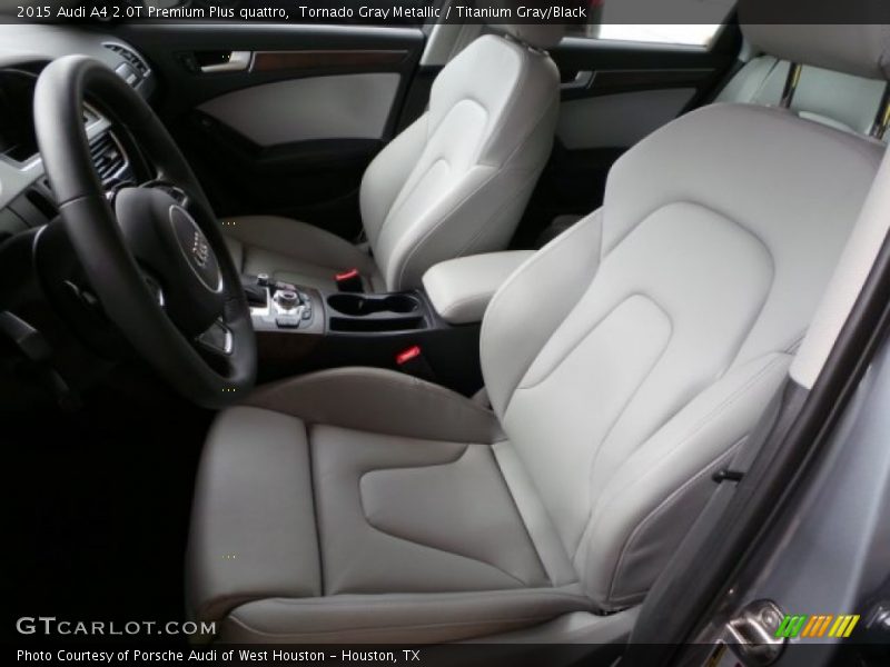 Tornado Gray Metallic / Titanium Gray/Black 2015 Audi A4 2.0T Premium Plus quattro