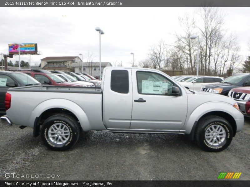 Brilliant Silver / Graphite 2015 Nissan Frontier SV King Cab 4x4