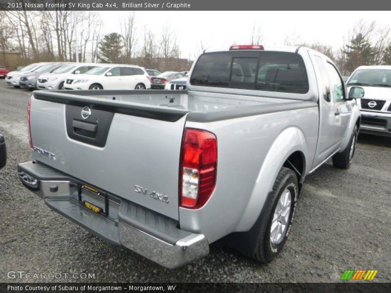 Brilliant Silver / Graphite 2015 Nissan Frontier SV King Cab 4x4
