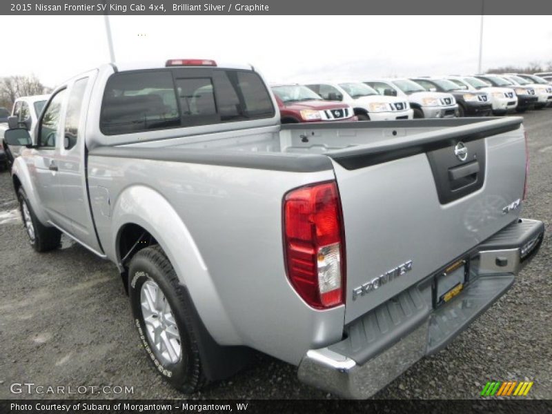 Brilliant Silver / Graphite 2015 Nissan Frontier SV King Cab 4x4