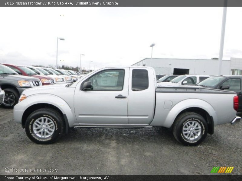 Brilliant Silver / Graphite 2015 Nissan Frontier SV King Cab 4x4