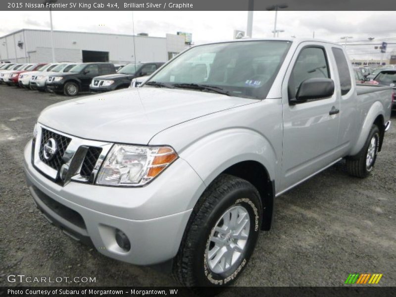Brilliant Silver / Graphite 2015 Nissan Frontier SV King Cab 4x4