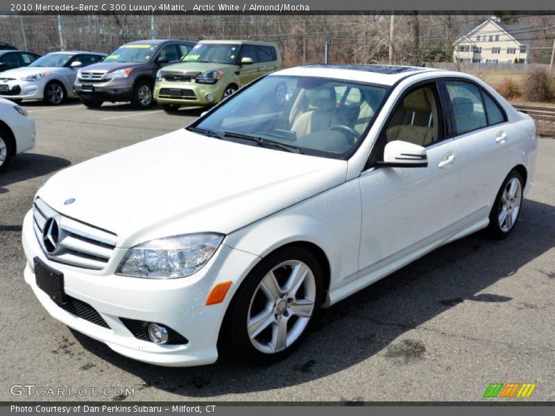Arctic White / Almond/Mocha 2010 Mercedes-Benz C 300 Luxury 4Matic