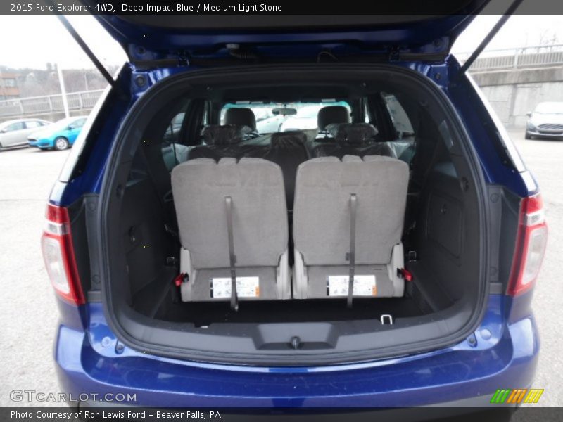 Deep Impact Blue / Medium Light Stone 2015 Ford Explorer 4WD