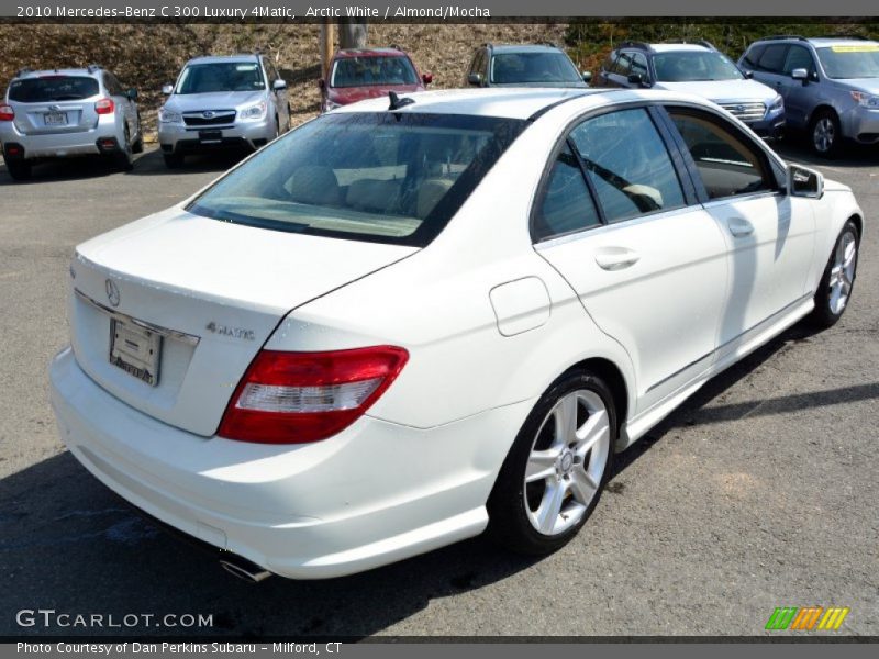 Arctic White / Almond/Mocha 2010 Mercedes-Benz C 300 Luxury 4Matic