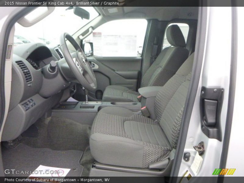  2015 Frontier SV King Cab 4x4 Graphite Interior