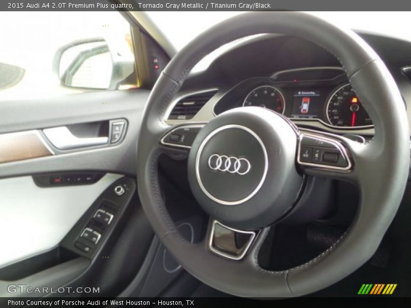Tornado Gray Metallic / Titanium Gray/Black 2015 Audi A4 2.0T Premium Plus quattro