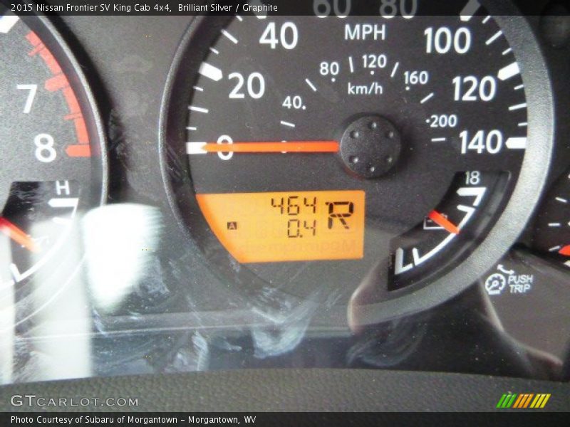 Brilliant Silver / Graphite 2015 Nissan Frontier SV King Cab 4x4