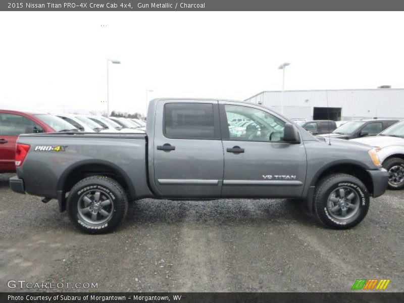  2015 Titan PRO-4X Crew Cab 4x4 Gun Metallic