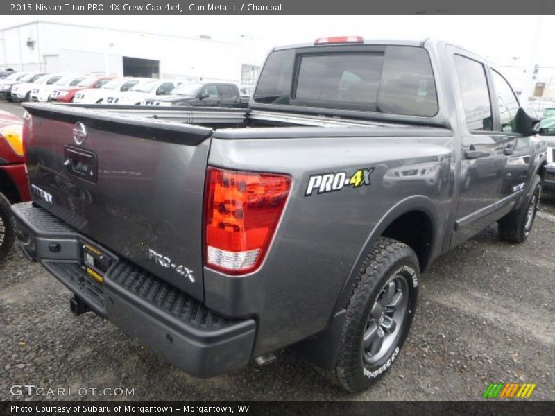 Gun Metallic / Charcoal 2015 Nissan Titan PRO-4X Crew Cab 4x4
