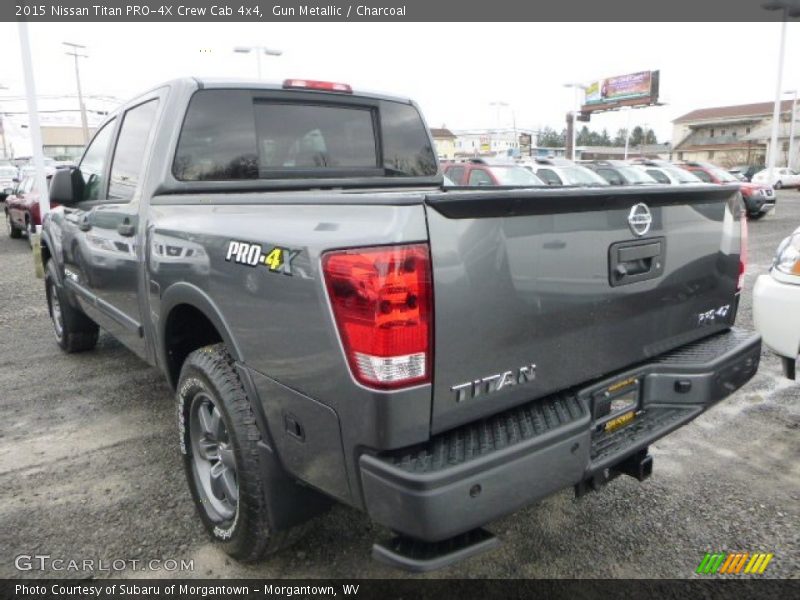 Gun Metallic / Charcoal 2015 Nissan Titan PRO-4X Crew Cab 4x4