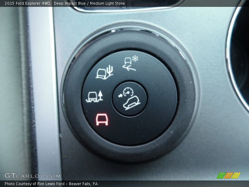 Deep Impact Blue / Medium Light Stone 2015 Ford Explorer 4WD