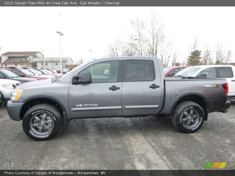  2015 Titan PRO-4X Crew Cab 4x4 Gun Metallic