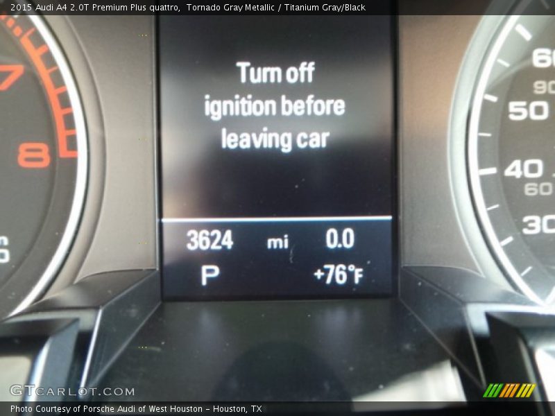 Tornado Gray Metallic / Titanium Gray/Black 2015 Audi A4 2.0T Premium Plus quattro