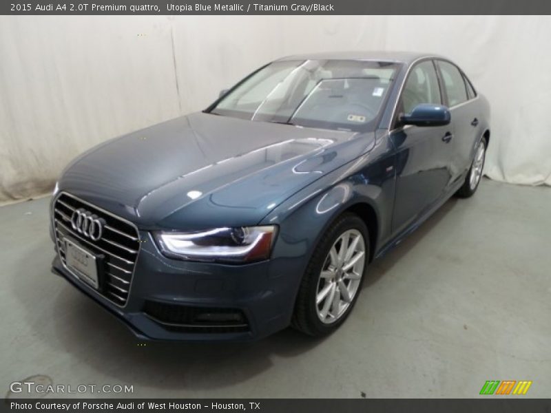 Utopia Blue Metallic / Titanium Gray/Black 2015 Audi A4 2.0T Premium quattro