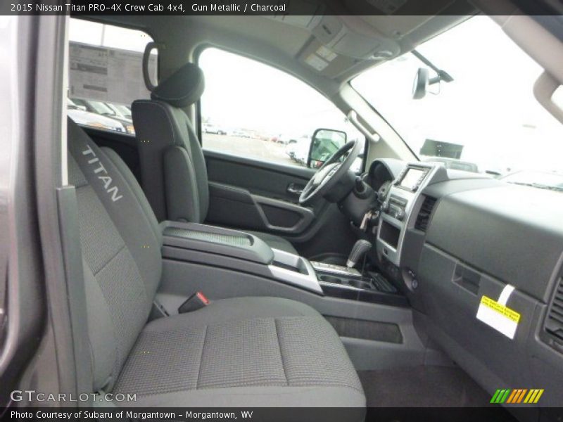 Gun Metallic / Charcoal 2015 Nissan Titan PRO-4X Crew Cab 4x4