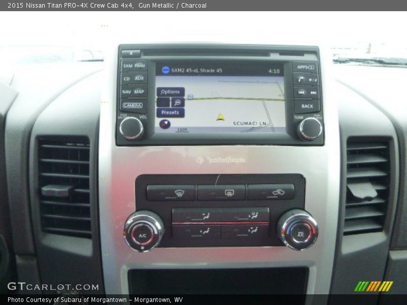 Controls of 2015 Titan PRO-4X Crew Cab 4x4