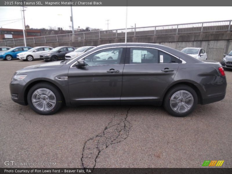 Magnetic Metallic / Charcoal Black 2015 Ford Taurus SEL