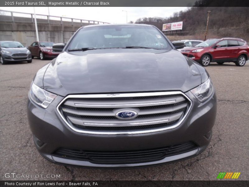 Magnetic Metallic / Charcoal Black 2015 Ford Taurus SEL