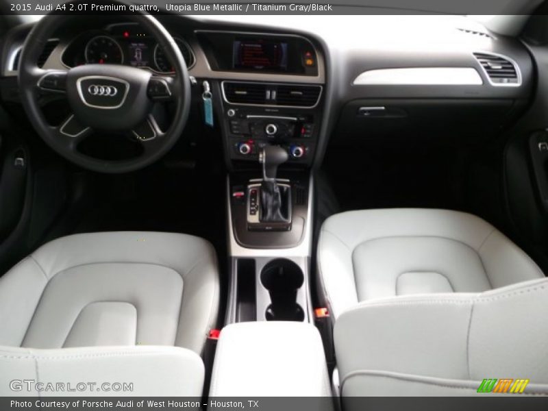 Utopia Blue Metallic / Titanium Gray/Black 2015 Audi A4 2.0T Premium quattro
