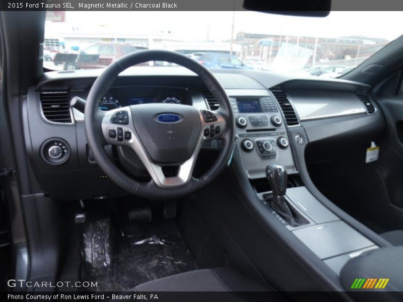 Magnetic Metallic / Charcoal Black 2015 Ford Taurus SEL