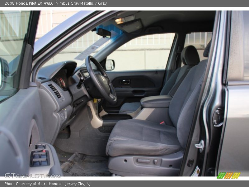 Nimbus Gray Metallic / Gray 2008 Honda Pilot EX 4WD