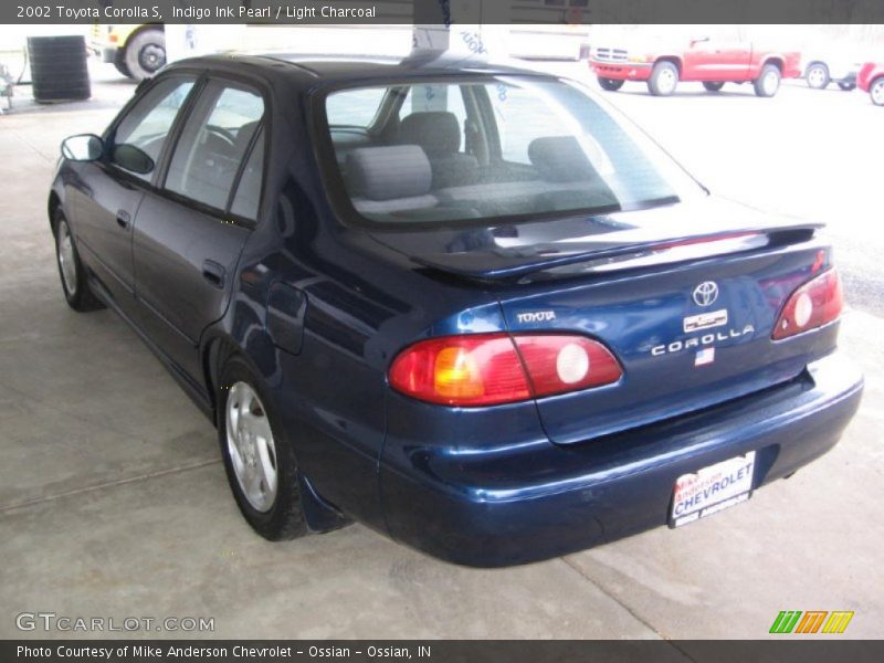 Indigo Ink Pearl / Light Charcoal 2002 Toyota Corolla S