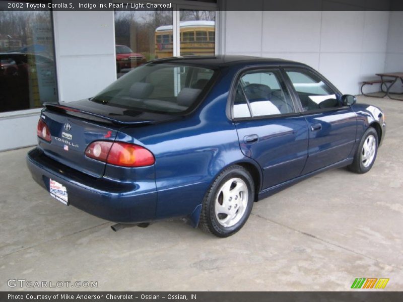 Indigo Ink Pearl / Light Charcoal 2002 Toyota Corolla S