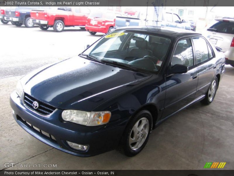 Indigo Ink Pearl / Light Charcoal 2002 Toyota Corolla S