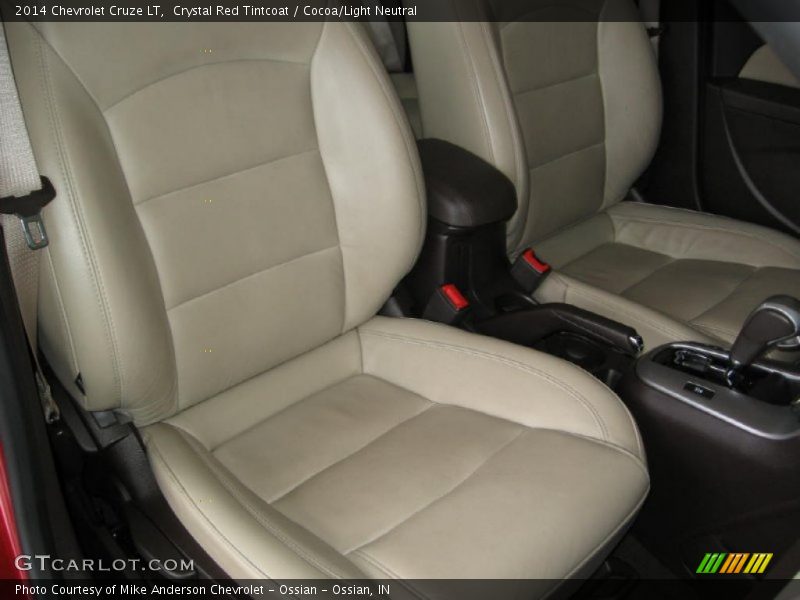 Crystal Red Tintcoat / Cocoa/Light Neutral 2014 Chevrolet Cruze LT