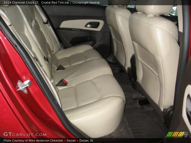 Crystal Red Tintcoat / Cocoa/Light Neutral 2014 Chevrolet Cruze LT