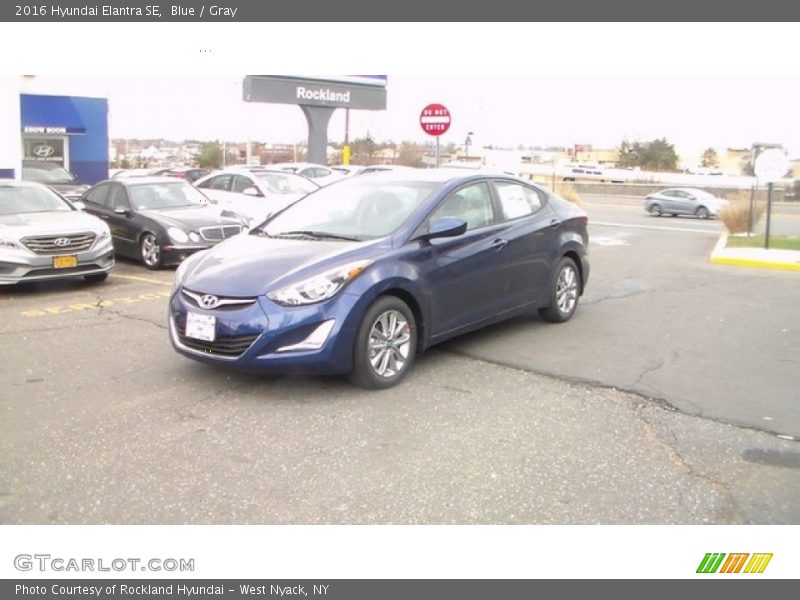 Blue / Gray 2016 Hyundai Elantra SE