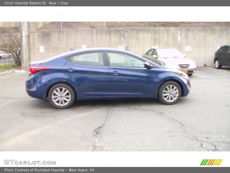 Blue / Gray 2016 Hyundai Elantra SE
