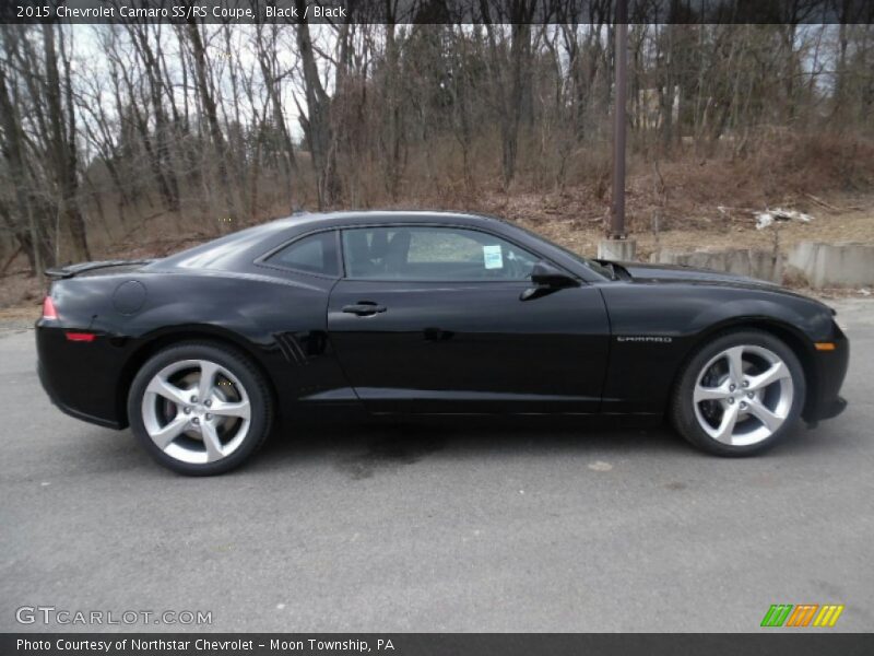 Black / Black 2015 Chevrolet Camaro SS/RS Coupe