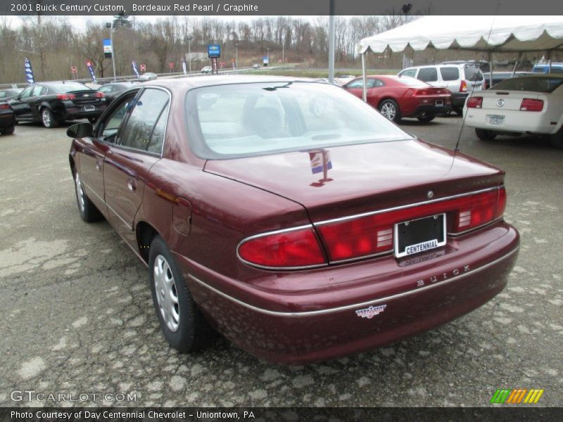 Bordeaux Red Pearl / Graphite 2001 Buick Century Custom