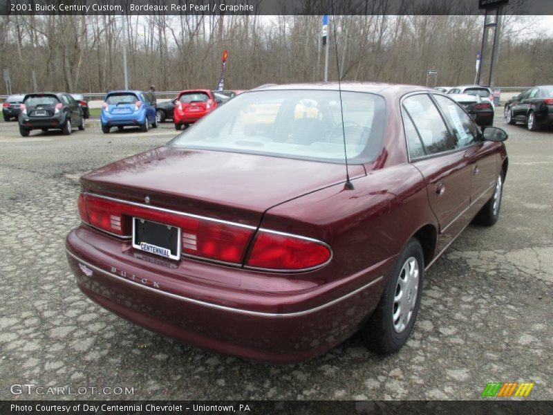 Bordeaux Red Pearl / Graphite 2001 Buick Century Custom