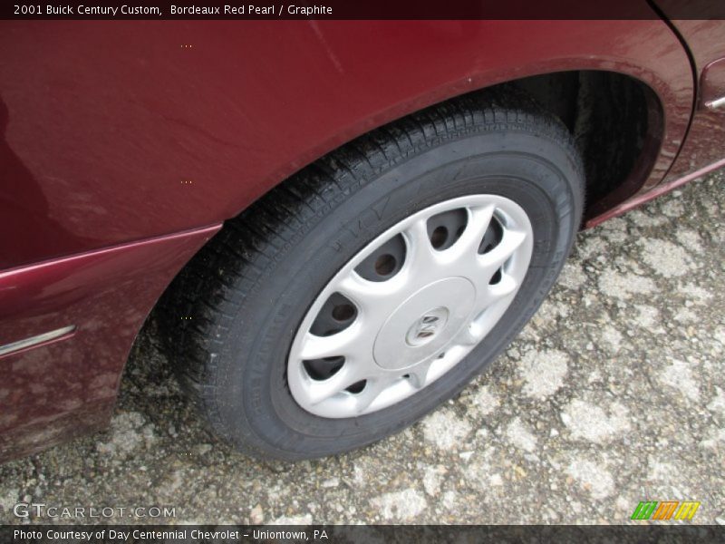 Bordeaux Red Pearl / Graphite 2001 Buick Century Custom